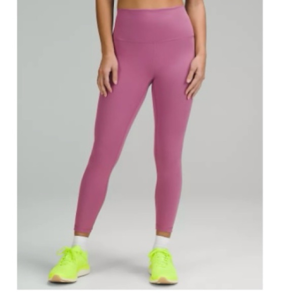 Lululemon wunder train leggings dusty pink (velvet dust) size 2 💕